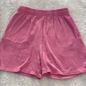Garage Soft Pink Sweat Shorts